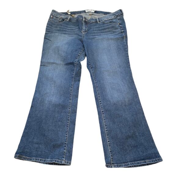 Torrid Medium Wash Easy Relaxed Boot Cut Stretch Casual Jeans Plus Size 24 - Picture 5 of 13